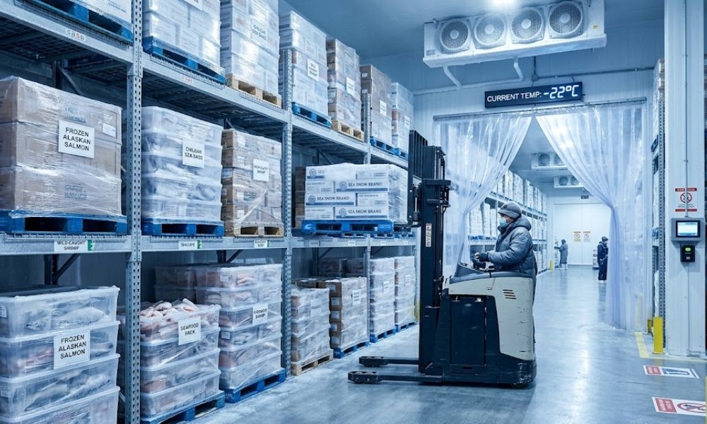 seafood cold chain warehouse